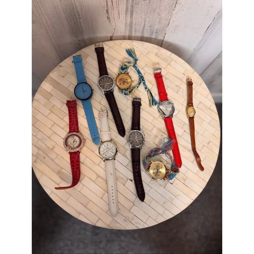 Mixed Fashion Watch Lot Women’s Quartz Watches Assorted Colors Bracelet & Strap